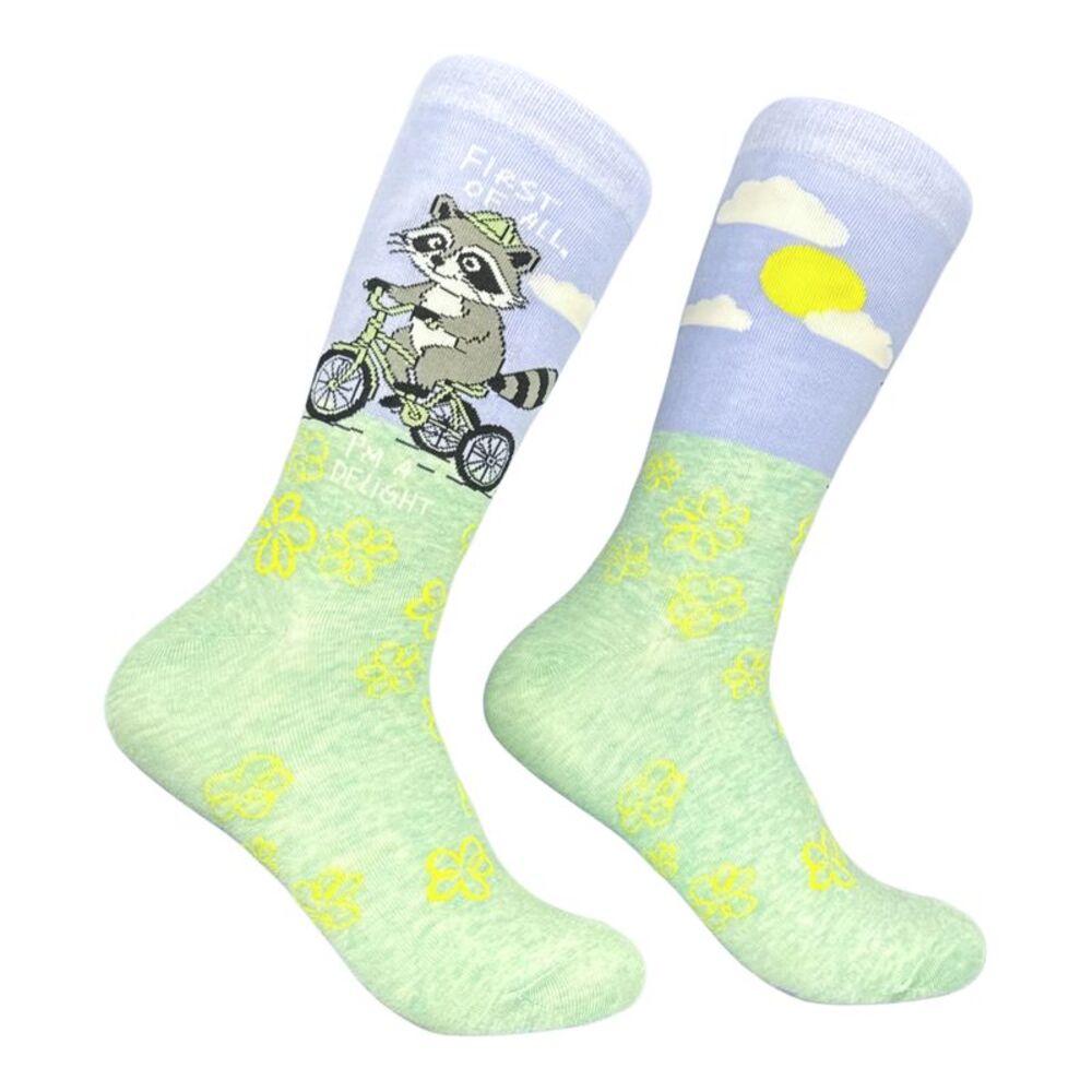First Of All Im A Delight Socks Funny Footwear For Ladies